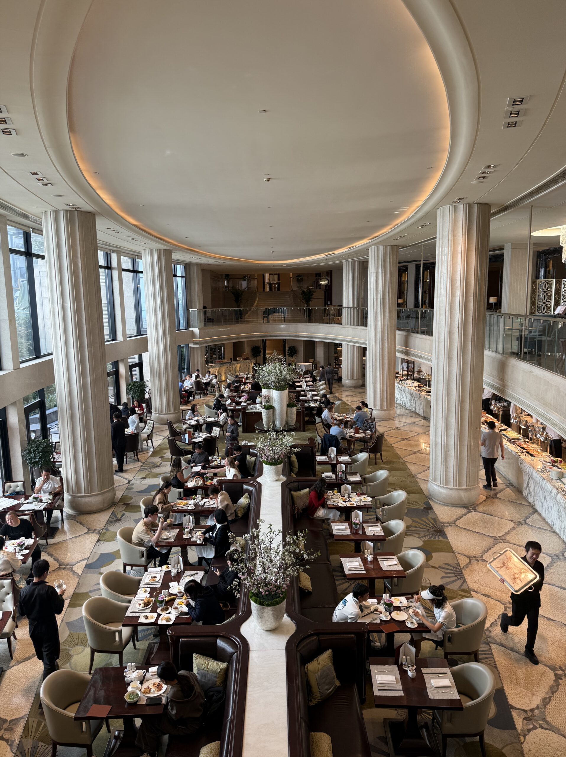 ウォルドルフ・アストリア上海 朝食会場