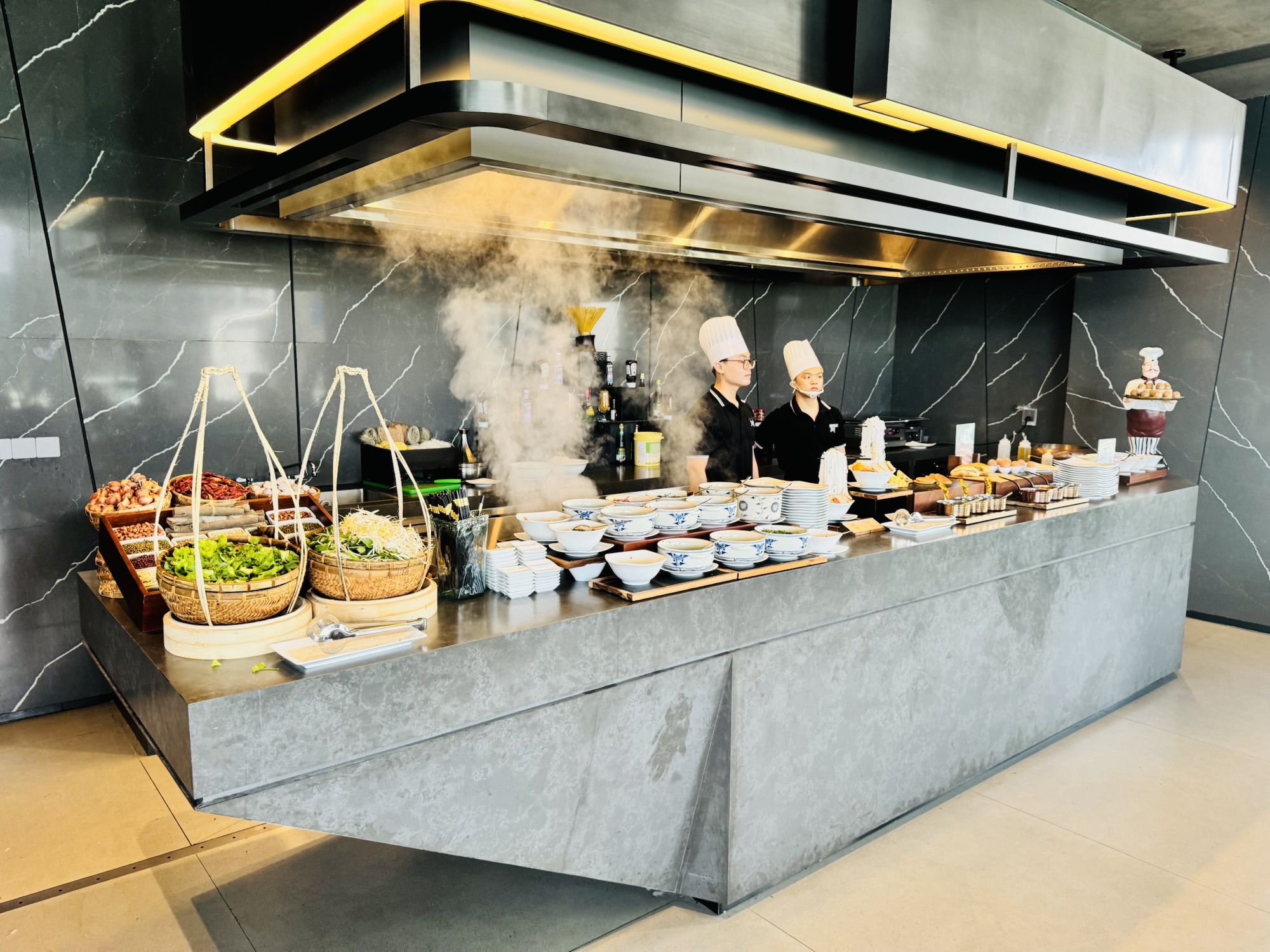 Mホテルダナン 朝食のライブキッチン