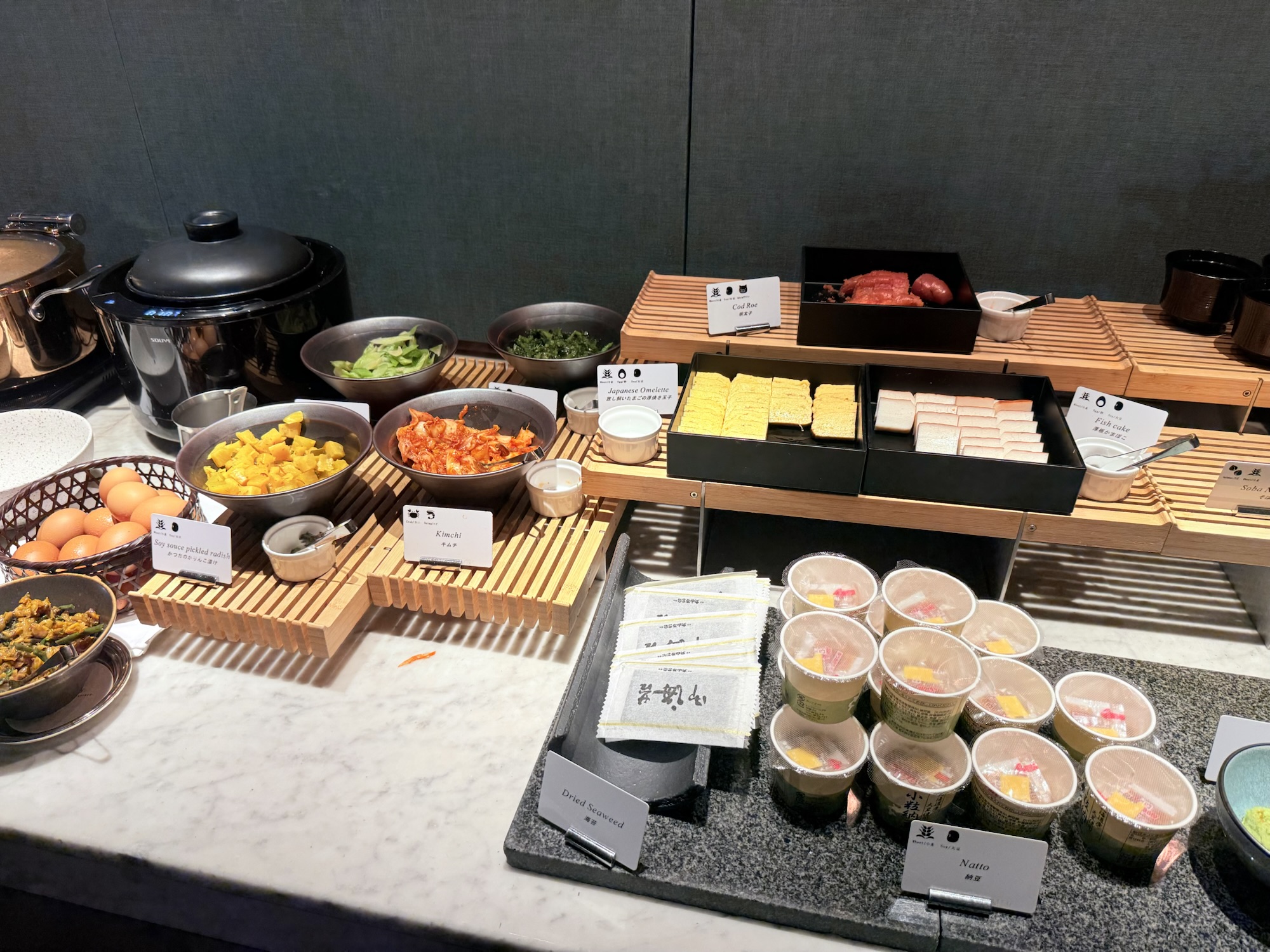 コンラッド東京 朝食ビュッフェ