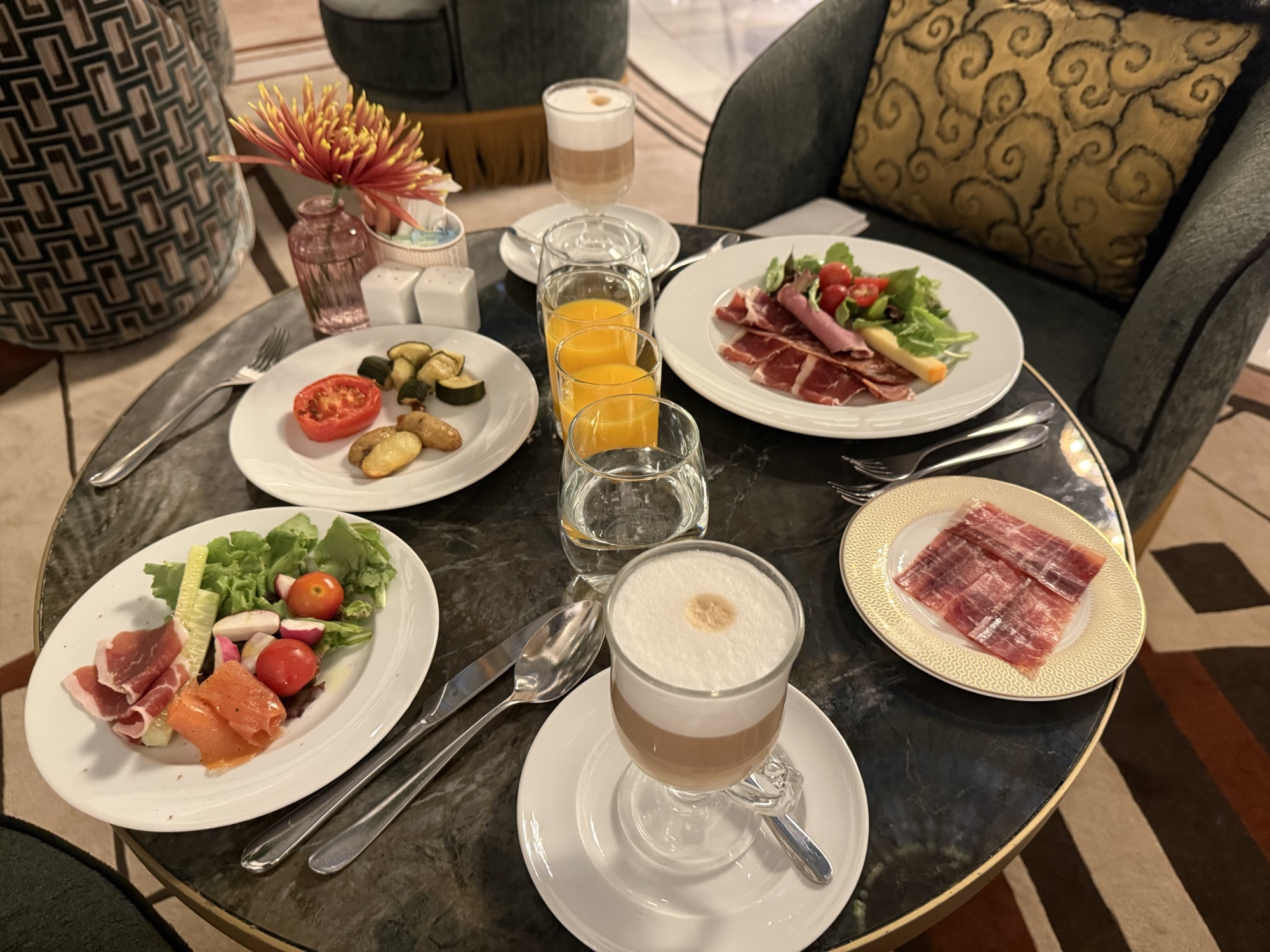 ザ パレス マドリード 実際に取った朝食
