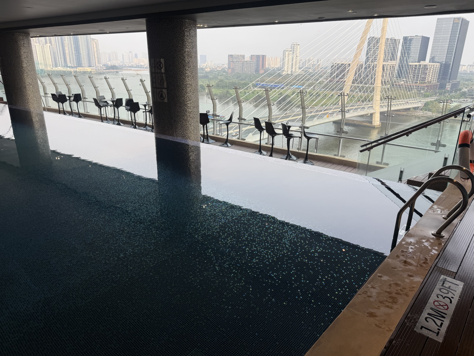 プールからの眺め