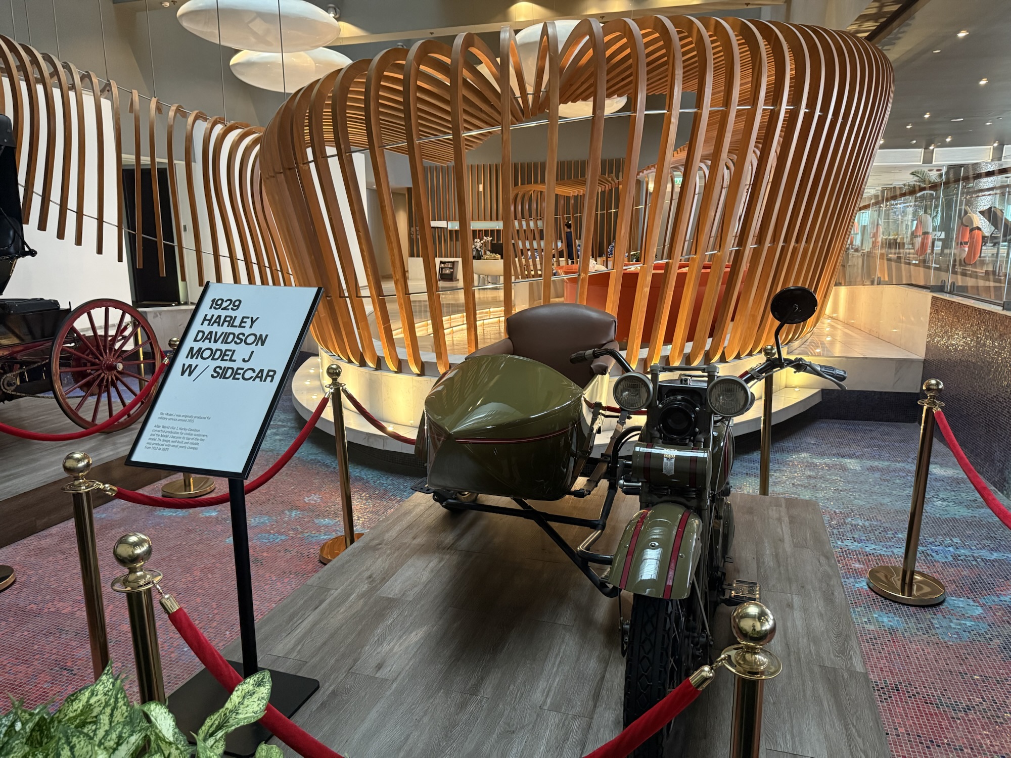 9階のハーレーダビッドソン