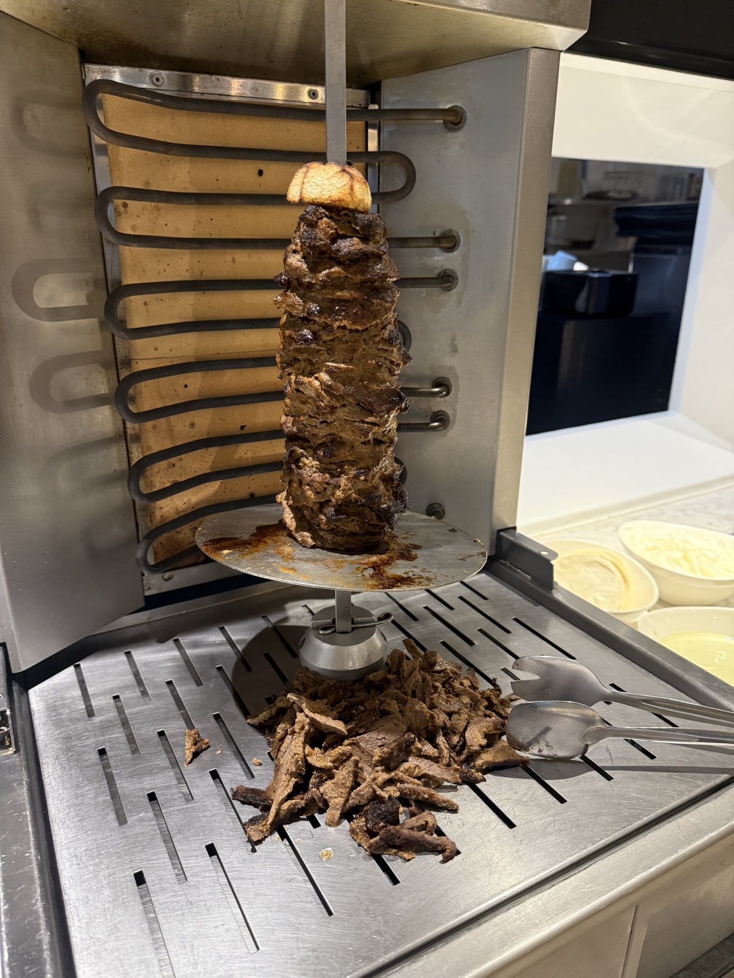 シャワルマのライブキッチン