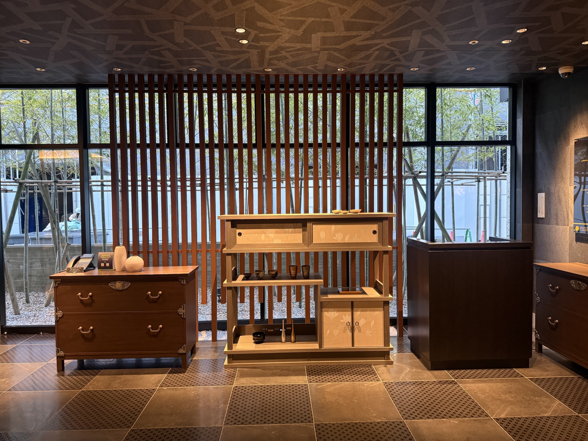 茶道具のディスプレイ