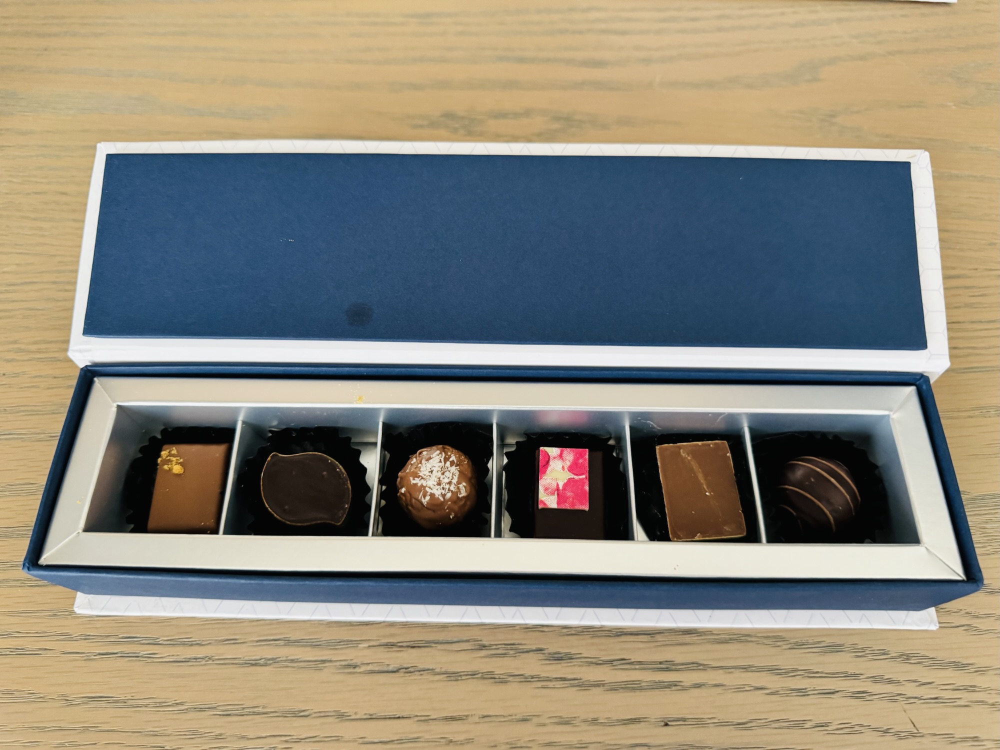 中身のチョコレート