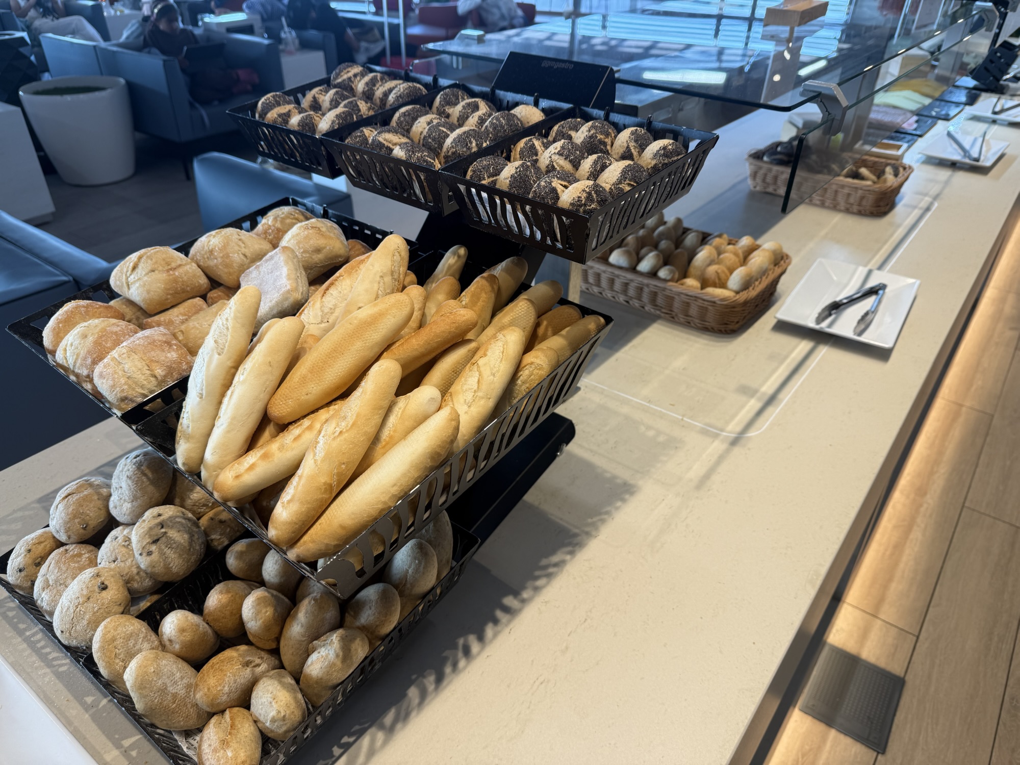 マドリード空港Cibeles VIP Loungeのパンコーナー