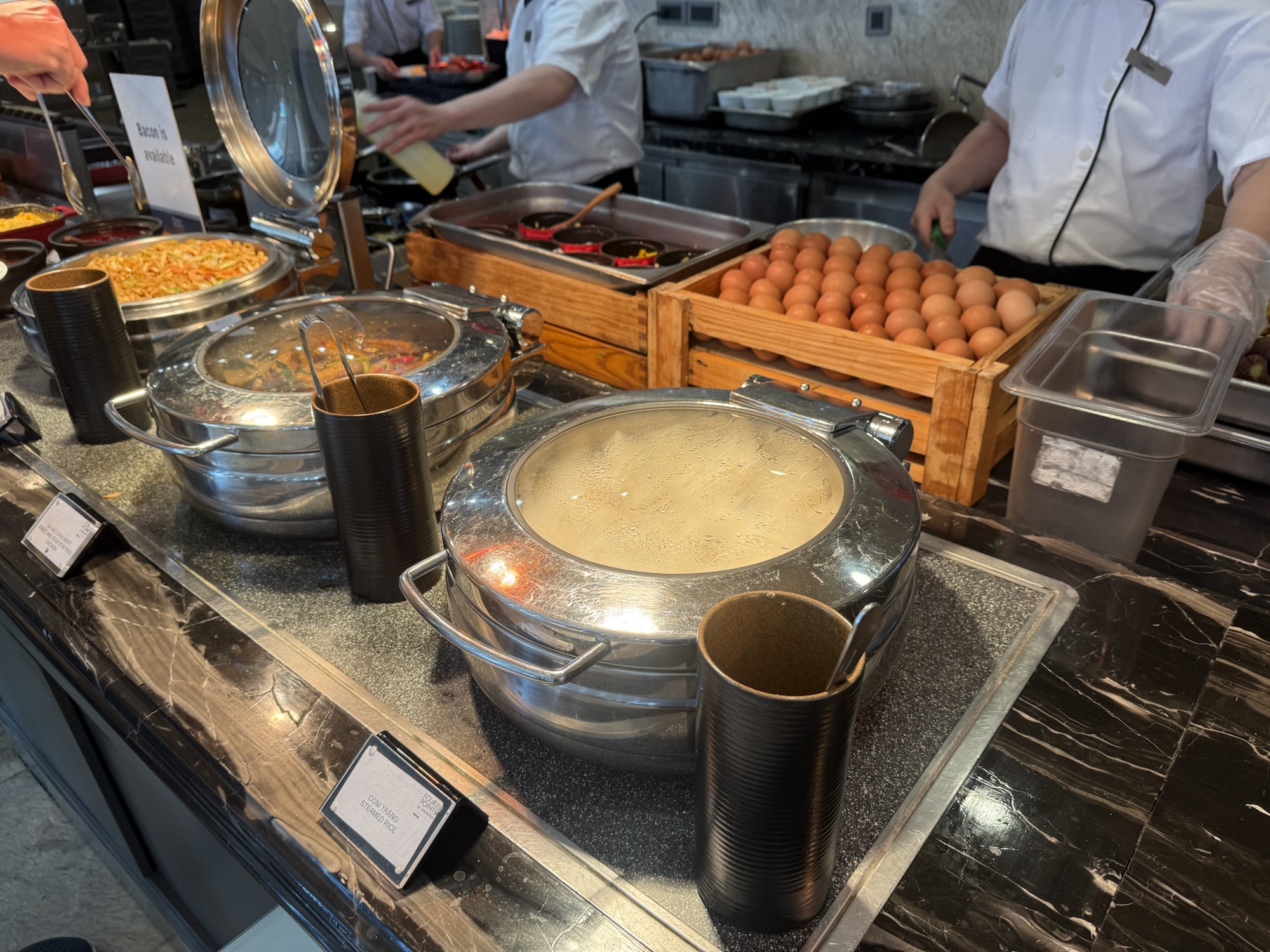 卵料理のステーション