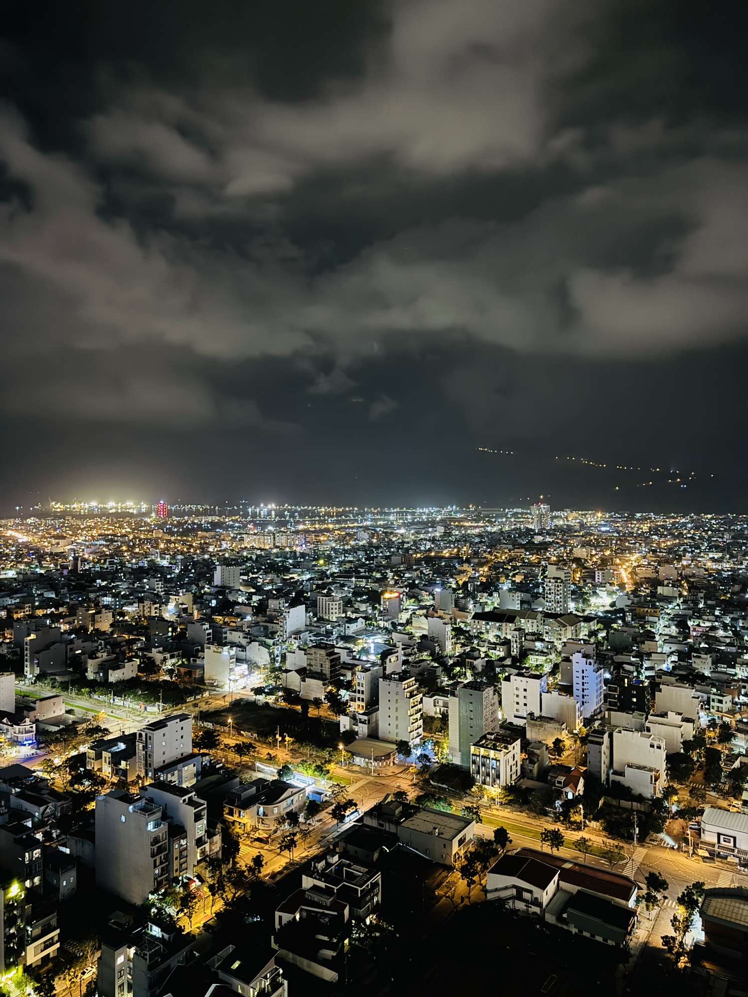 客室からの夜景