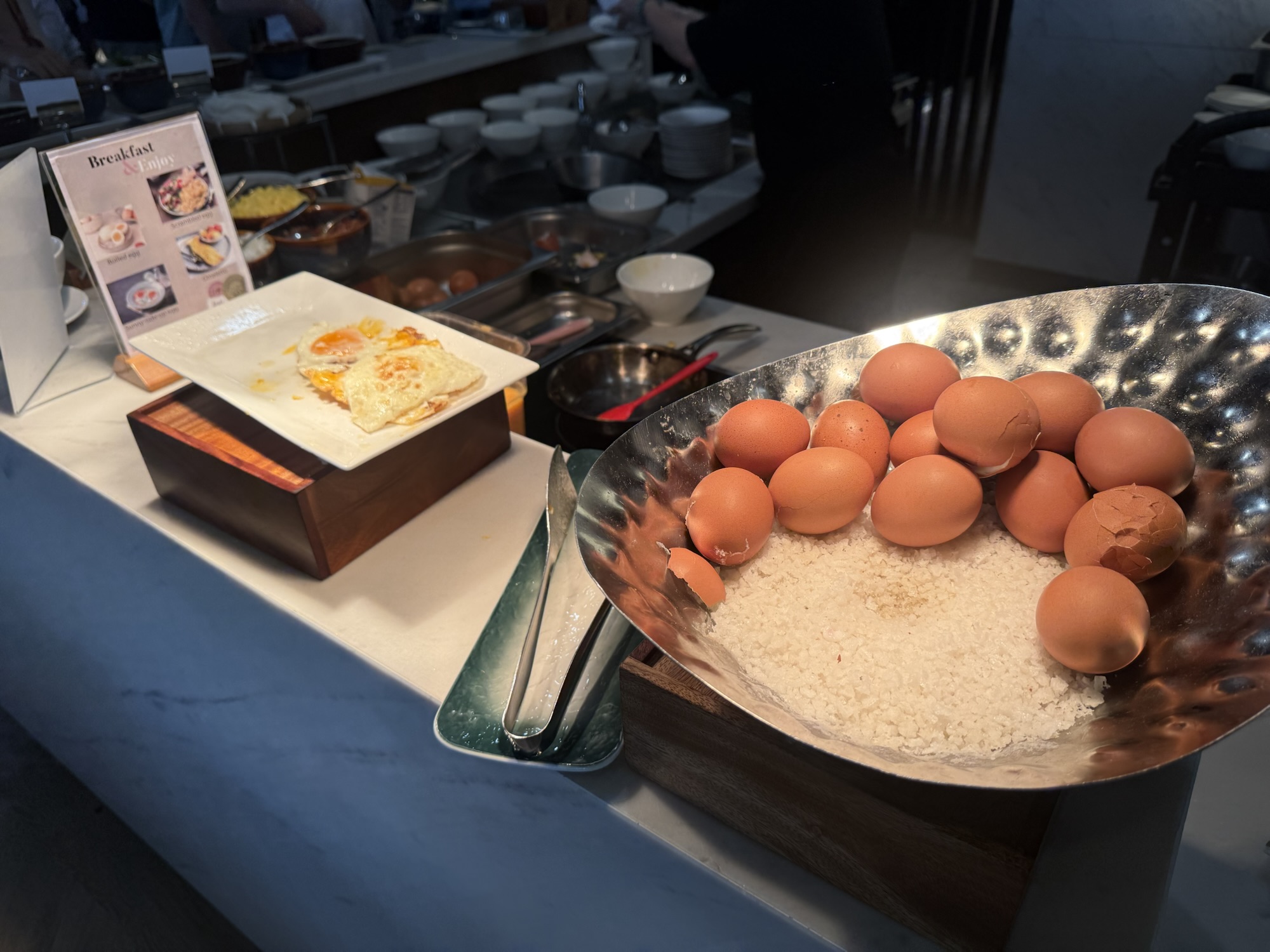卵料理のステーション