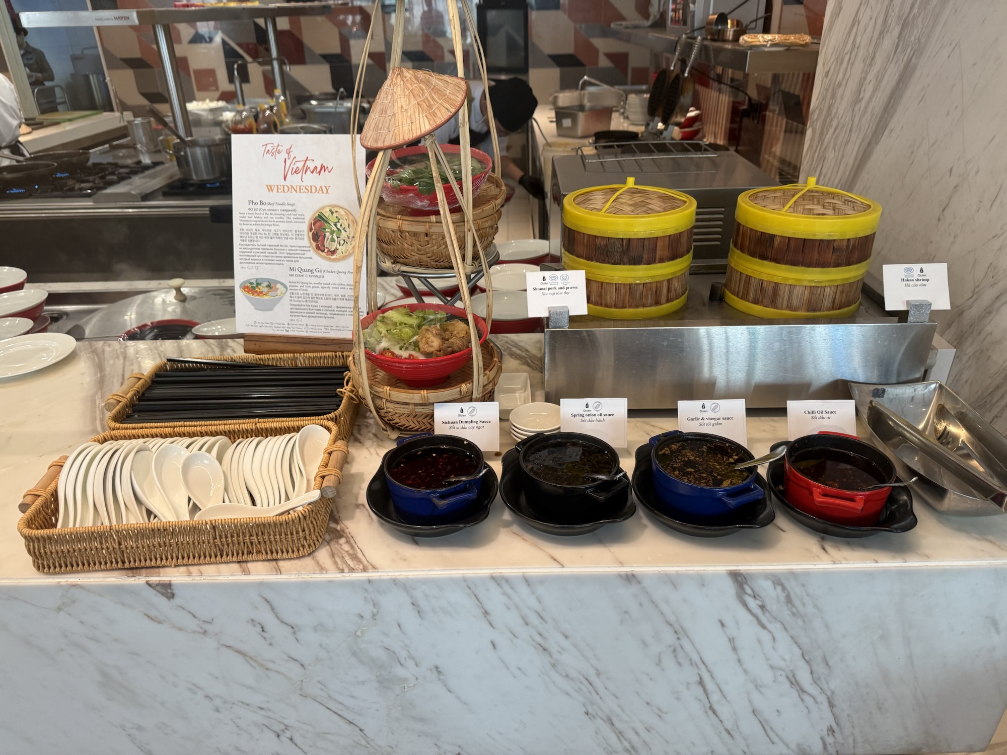 Taste of Vietnamの麺料理コーナー