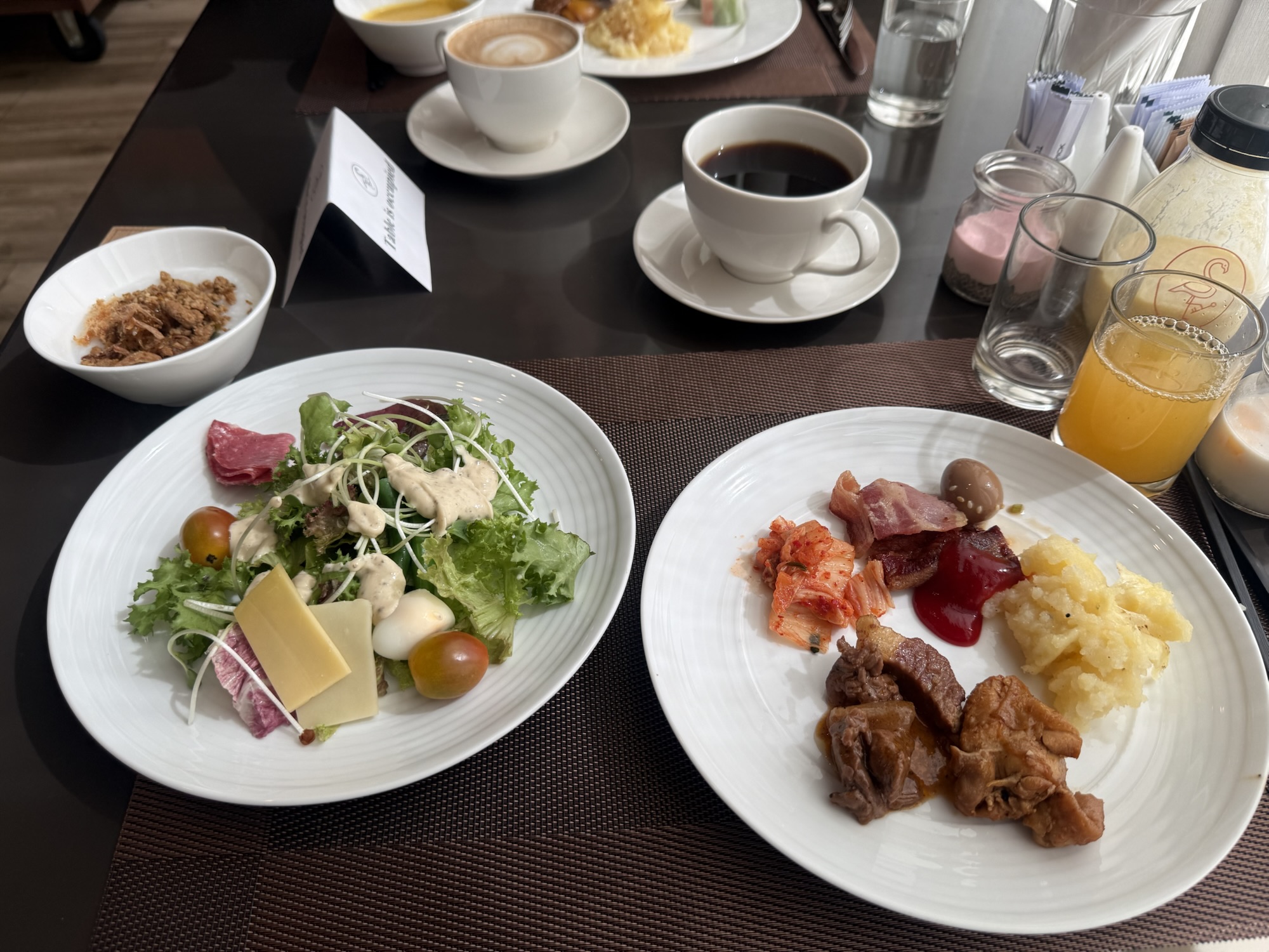 Lyla Restaurantで実際に取った朝食