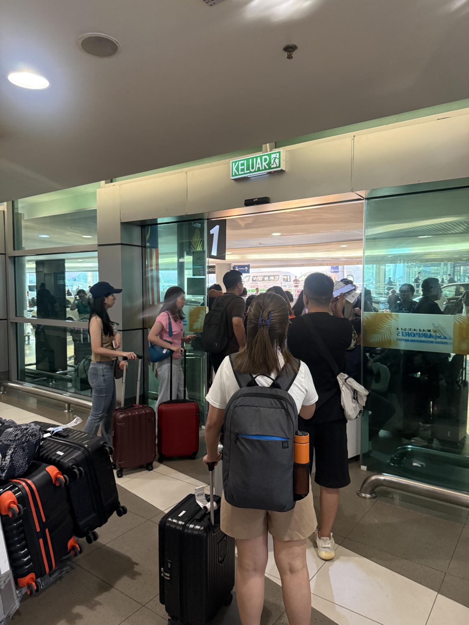 ペナン国際空港の1番出口