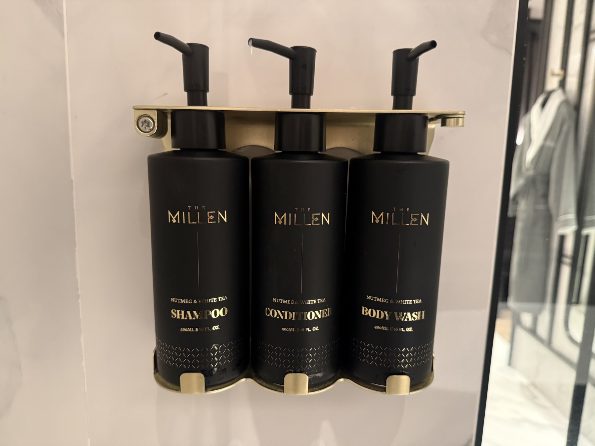 The Millenオリジナルボトルのバスアメニティ