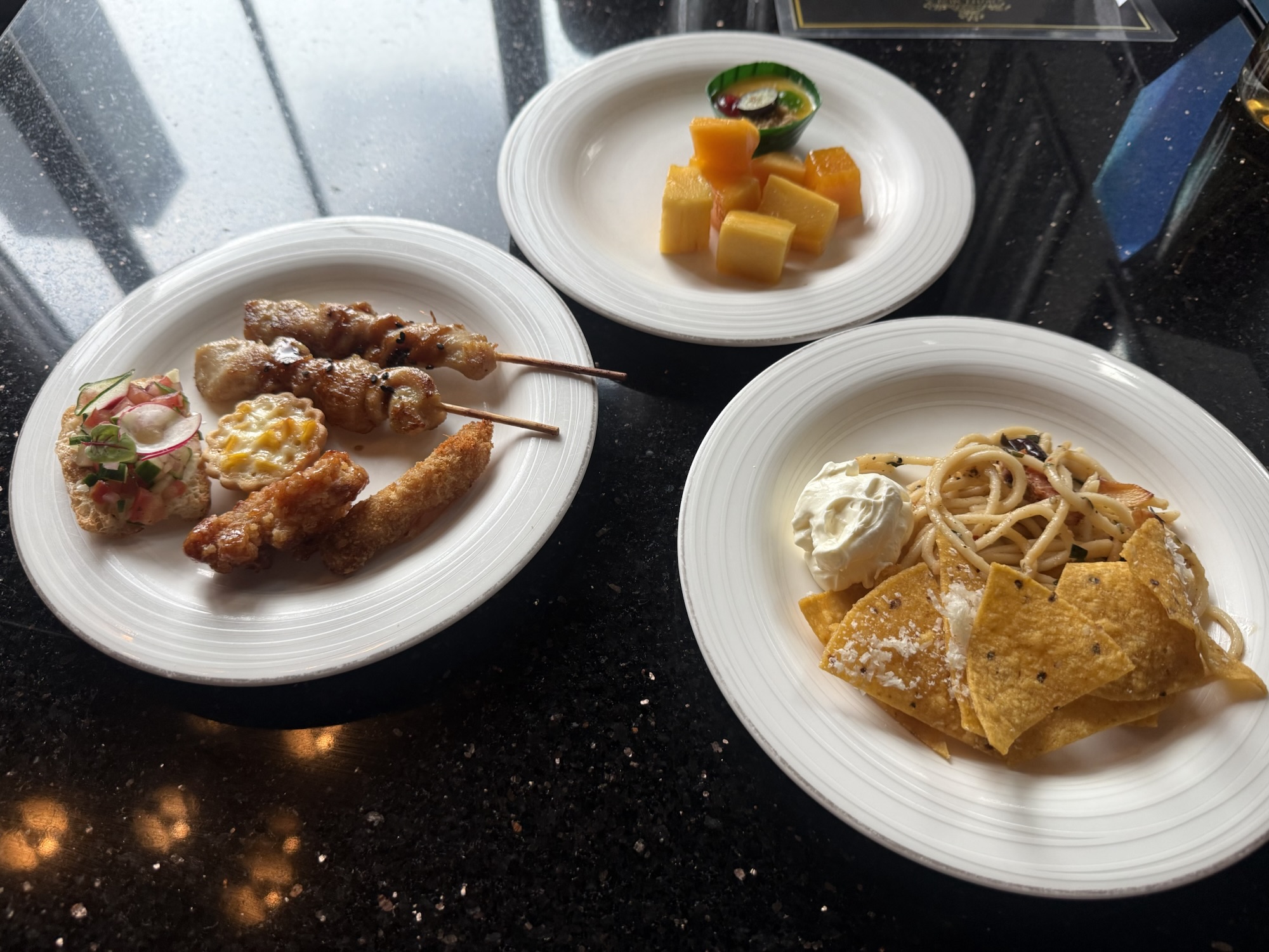Babette's Club Loungeで実際に取り分けた料理